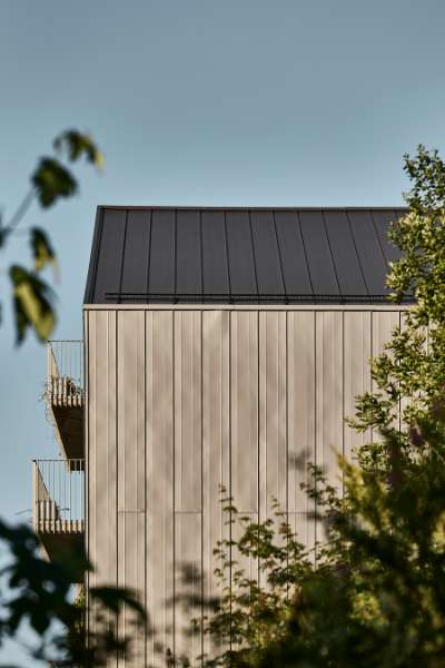 Amazing roof design using DS Nordic Click Seam, Udsigten - Vester Ringvej 45, 8600 Silkeborg